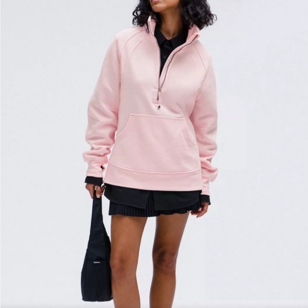 Lululemon Scuba Pink Quarter Zip